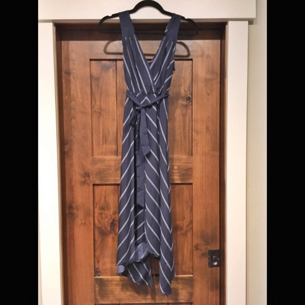 Maternity Dress- Motherhood Maternity- Navy Blue
